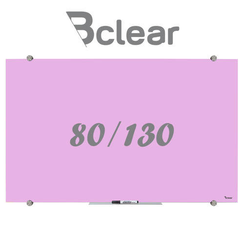 לוח מחיק זכוכית מגנטי צבע סגול פסטל מסדרת Bclear COLOR